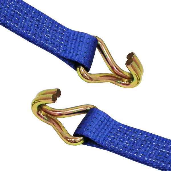 フリーク　FREAK ラッシングベルト青 Jフック2.5ton 幅50mm×長さ1+4m　【品番：75288】