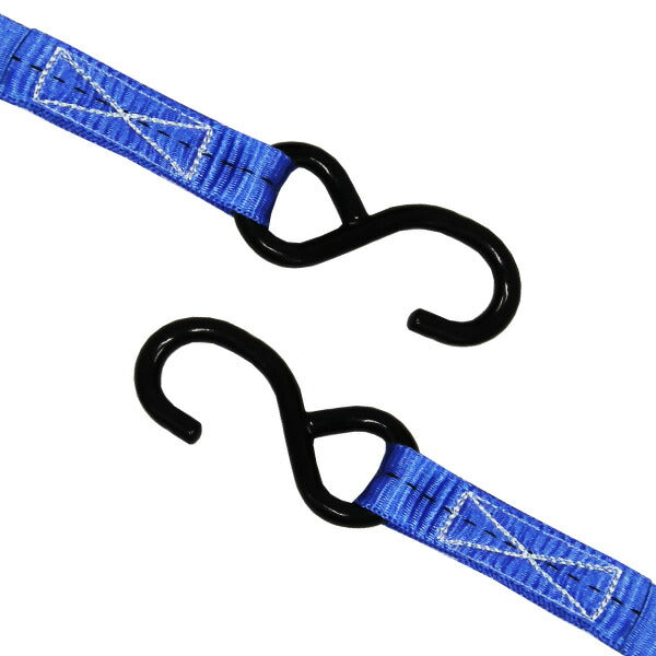 フリーク　FREAK ラッシングベルト青 S字フック0.4ton 幅25mm×長さ0.5+3m　【品番：75375】
