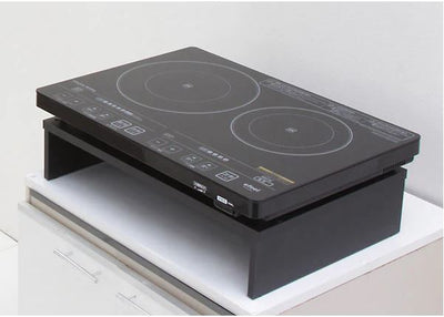 アイリスオーヤマ　2口IHクッキングヒーター用スタンド SSIH-54 ブラック　【品番：561139】