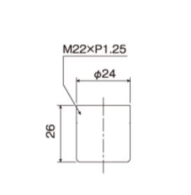 水生活製作所　節水アダプター（M22×P1.25）　【品番：SV-AD225】