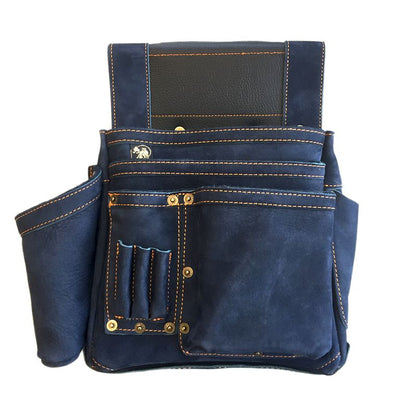 ふくろ倶楽部　朱雀　ヌバック 四型 「INDIGO」 墨つぼホルダー付　【品番：SZN-834NV】
