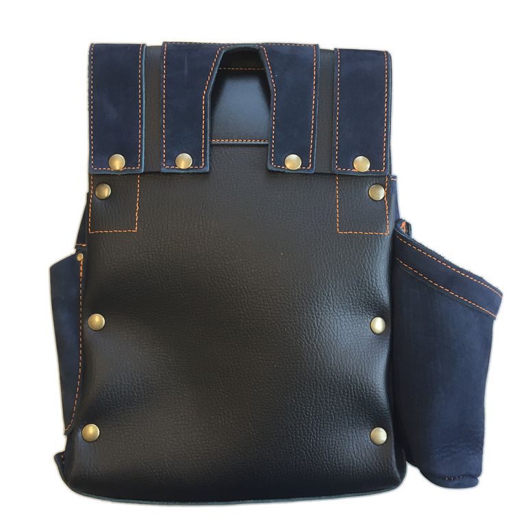 ふくろ倶楽部　朱雀　ヌバック 四型 「INDIGO」 墨つぼホルダー付　【品番：SZN-834NV】