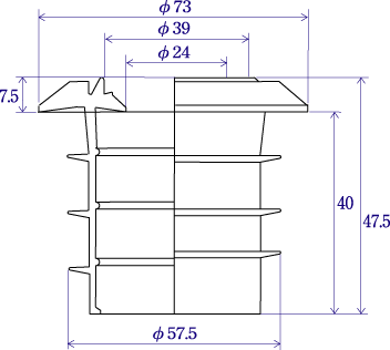 エムツーエム　e-Joint（イージョイント）　洗面器・手洗い・トラップ用　【品番：E-50S】●