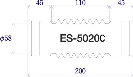 エムツーエム　e-Joint（イージョイント）　洗濯機防水パン接続用（透明タイプ）　【品番：ES-5020C】