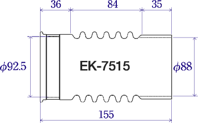 エムツーエム　e-Joint（イージョイント）　洋風Pタイプ便器用/和風便器用　【品番：EK-7515】