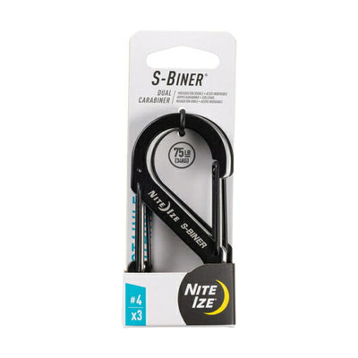 【メール便対応】NITE IZE（ナイトアイズ）　エスビナーステンレス♯4×3個パック　【品番：SB4-A1-3R3】