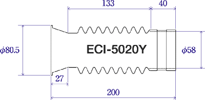 エムツーエム　e-Joint（イージョイント）　排水鋳鉄管（L型）改修工事用　【品番：ECI-5020Y】