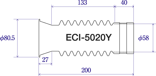 エムツーエム　e-Joint（イージョイント）　排水鋳鉄管（L型）改修工事用　【品番：ECI-5020Y】