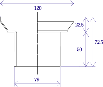 エムツーエム　e-Joint（イージョイント）　洋風壁排水フランジ便器用　【品番：EW-80i】