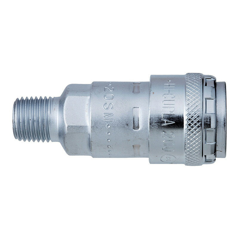 新潟精機　日東　ワンタッチ式ハイカプラソケット 200-20SM　【品番：4975846874466】