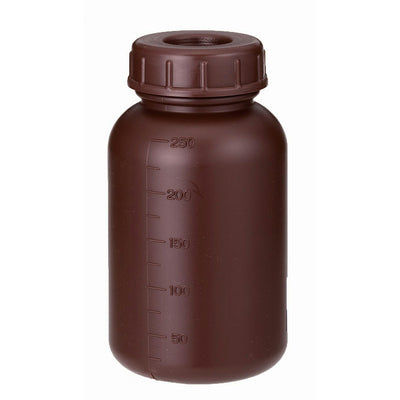 新潟精機　BeHAUS　広口茶色ビン 250ml BWB-250　【品番：4975846685079】