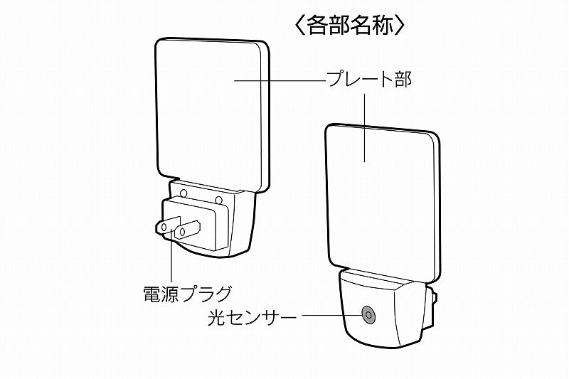 セーブ・インダストリー　LED ナイトランプ　【品番：SV-4250】