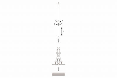 セーブ・インダストリー　伸縮式 スーパーVモップ 替えモップ付　【品番：SV-6599】