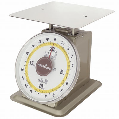 高森コーキ　ワールドボス 見やすい上自（上皿はかり） 20kg　【品番：MYM-20】●