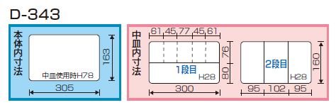 リングスター　スーパークラブ デュオ D-343＜中皿付＞　クリア　【品番：D-343】