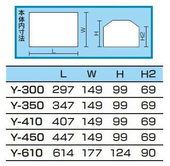 リングスター　Y型ボックス　ブルー　【品番：Y-410】