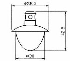 タカラスタンダード　ゴム栓（鋳物浴槽用）　FUシスイセンクサリツキS　【品番：10196002】◯