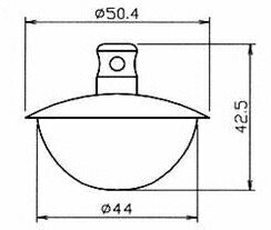 タカラスタンダード　ゴム栓（鋳物浴槽用）　FUシスイセンクサリツキL　【品番：10196001】◯
