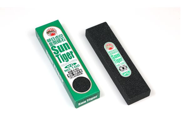 松永トイシ　金剛砥石　C角 朝日虎印 No.100 荒目　【品番：4963188120600】