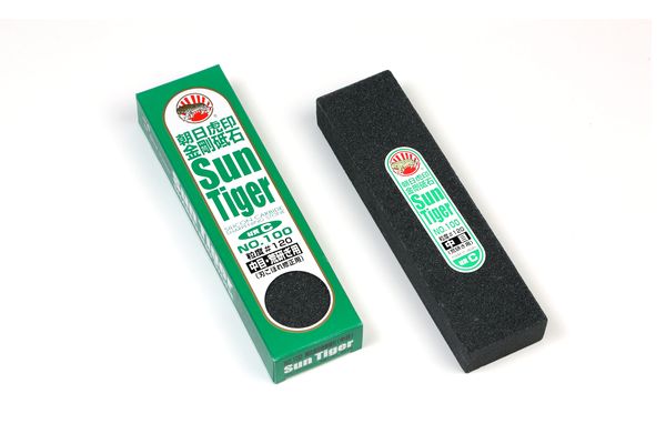 松永トイシ　金剛砥石　C角 朝日虎印 No.100 中目　【品番：4963188120303】