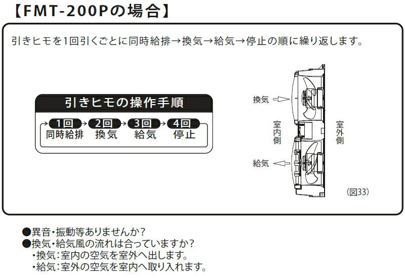 高須産業　同時給排形窓用換気扇　ウィンドウ・ツインファン（ミニリモコン付）　【品番：FMT-200SM】●