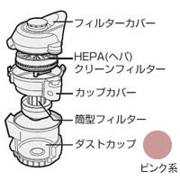 シャープ　掃除機用 ダストカップセット＜ピンク系＞　【品番：2171370250】