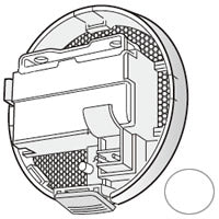 シャープ　プラズマクラスタードライヤー用 後ろカバー＜ホワイト系＞　【品番：2201570003】