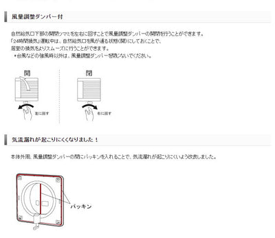 マックス　自然給気口 φ150 ベーシックタイプ VGK150SBF　【品番：JD90942】