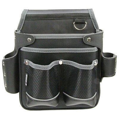 藤原産業　E-Value　釘袋 ホルダー付き グレー EDK-4D GR　【品番：4977292148955】