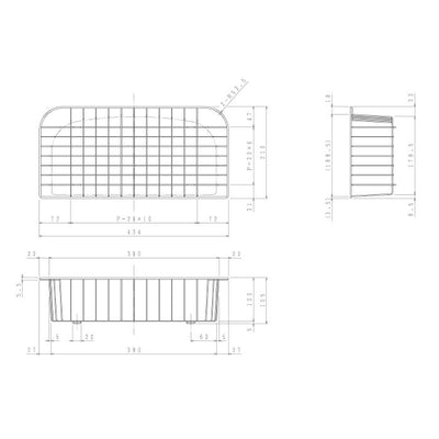 LIXIL（サンウェーブ）　流し台セット水切りカゴサンネット　【品番：LSS-4】●