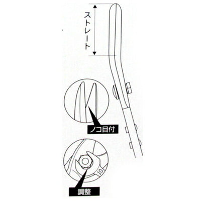 藤原産業　SK11　楽カット金切鋏 柳刃 SR-250C　【品番：4977292182676】