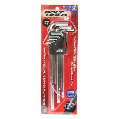 藤原産業　SK11　ボルトホールド六角棒レンチセット SLBW09EL-SB　【品番：4977292209441】