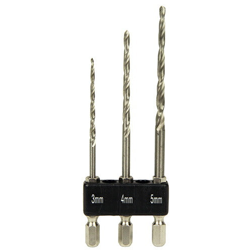 藤原産業　SK11　ハイス下穴ドリルセット 3.0/4.0/5.0MM　【品番：4977292344654】