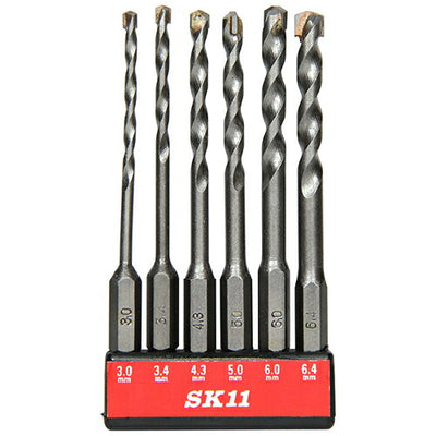 藤原産業　SK11　コンクリートドリルセット SICD-1 6ホングミ　【品番：4977292349321】