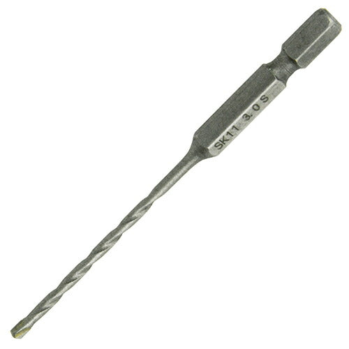 藤原産業　SK11　六角軸振動用充電ドリルビット 3.0MM　【品番：4977292343756】