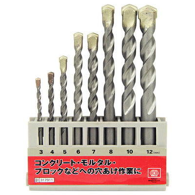 藤原産業　SK11　コンクリート用ドリルセット DSC-2 8PCS　【品番：4977292317917】