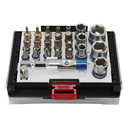 藤原産業　SK11　差替ビット&ソケットセット煌 SBS-28PCS　【品番：4977292350464】