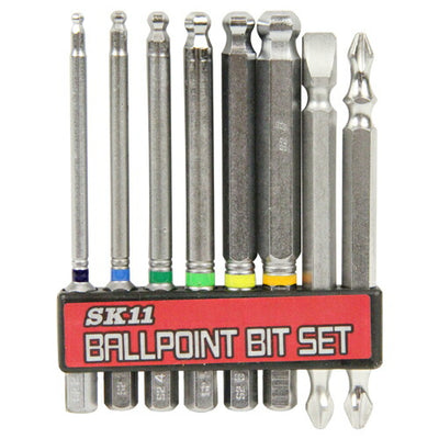 藤原産業　SK11　六角ボールPビットセット BS-21N 8ホンクミ　【品番：4977292314237】