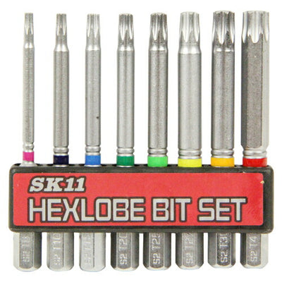藤原産業　SK11　トルクスネジ用ビットセット  BS-22N 8ホンクミ　【品番：4977292314244】