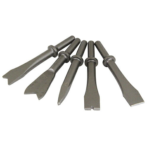 藤原産業　SK11　エアーハンマー用チゼルキット 5PCS 125MM　【品番：4977292440400】