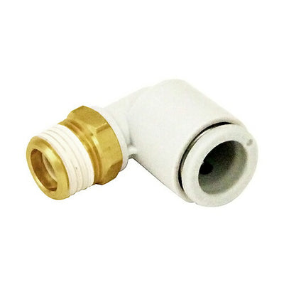 藤原産業　SK11　W管継手 エルボユニオン KQ2L08-01AS　【品番：4977292419505】