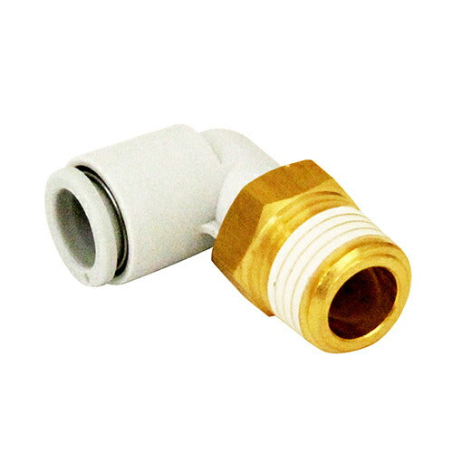 藤原産業　SK11　W管継手 エルボユニオン KQ2L08-02AS　【品番：4977292419512】