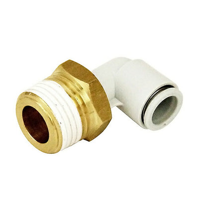 藤原産業　SK11　W管継手 エルボユニオン KQ2L10-04AS　【品番：4977292419550】