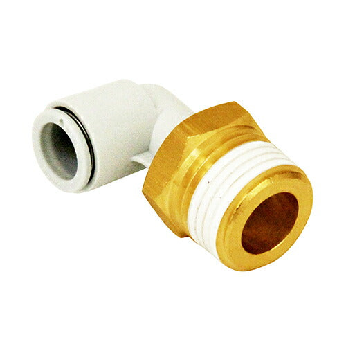 藤原産業　SK11　W管継手 エルボユニオン KQ2L10-04AS　【品番：4977292419550】