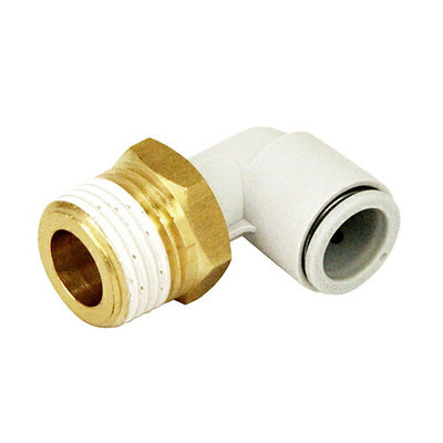 藤原産業　SK11　W管継手 エルボユニオン KQ2L12-04AS　【品番：4977292419581】