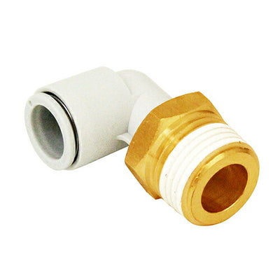 藤原産業　SK11　W管継手 エルボユニオン KQ2L12-04AS　【品番：4977292419581】