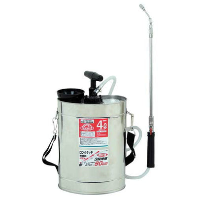 藤原産業　セフティー3　ロングタッチ肩掛半自動噴霧器 4L ジュシポンプ　【品番：4977292655026】