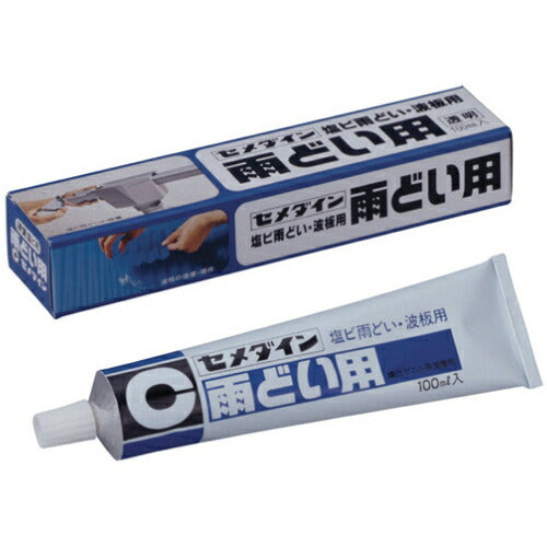 セメダイン　硬質塩化ビニル用接着剤　雨どい用（100ml）　【品番：CA-118】◯