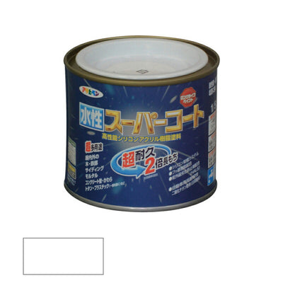 アサヒペン　水性 スーパーコート 白 1/5L　【品番：4970925412218】