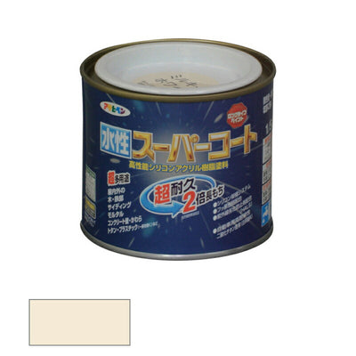 アサヒペン　水性 スーパーコート ミルキーホワイト 1/5L　【品番：4970925412232】